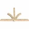 Ekena Millwork Redmond Rough Sawn Timber Gable Bracket, Douglas Fir, 108"W x 72"H x 6"D x 6"F, 16/12 Pitch GBW108X72X0606RED00RDF - alternate 4